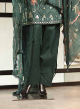 Usman Fabrics Fancy Embroidered Lawn Cotton Suits Stitched 3 Piece - US25FE SB373